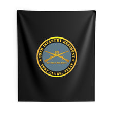 Load image into Gallery viewer, Indoor Wall Tapestries - Army - 39th Infantry Regiment - Buffalo Soldiers - Fort Clark, TX w Inf Branch