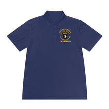 Load image into Gallery viewer, Men's Sport Polo Shirt - Army - 58th Infantry Platoon - Scout Dog - W Vn Svc