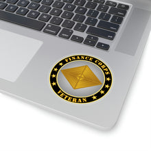 Load image into Gallery viewer, Kiss-Cut Stickers - Army - Finance Corps Veteran
