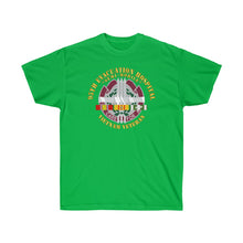 Load image into Gallery viewer, Unisex Ultra Cotton Tee - 95th Evacuation Hospital with SVC Ribbon - Vietnam - Front/Back