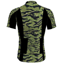 Load image into Gallery viewer, Tiger Stripe Jungle Camo All Over Print Men's Cycling Shirt Custom Activewear Cycling Top