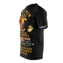 Load image into Gallery viewer, Unisex AOP Cut & Sew Tee - USMC - Gulf War Veteran - 3rd Bn, 5th Marines w CAR GULF SVC