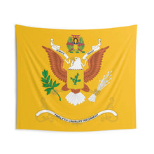 Load image into Gallery viewer, Indoor Wall Tapestries - 12th Cavalry Regiment - ALWAYS READY - Regimental Colors Tapestry