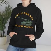 Load image into Gallery viewer, Unisex Heavy Blend™ Hooded Sweatshirt - Army - M107 - 175mm Gun - Artillery Veteran