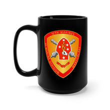 Load image into Gallery viewer, Black Mug 15oz - USMC - 10th Marine Regiment wo Txt