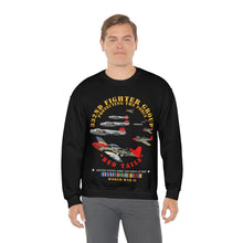 Load image into Gallery viewer, Unisex Heavy Blend Crewneck Sweatshirt - Army - AAC - 332nd Fighter Group - Red Tails - Protect Force