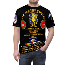 Load image into Gallery viewer, Unisex AOP - 6th Armored Cavalry Regiment , VII Corps, 7th US Army, Straubing, Germany with Cold War Service Ribbons