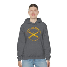 Load image into Gallery viewer, Unisex Heavy Blend™ Hooded Sweatshirt - Army - 2nd Bn 4th Field Artillery Regt - 105mm w Arty Br