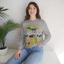 Load image into Gallery viewer, Unisex Heavy Blend Crewneck Sweatshirt - USAF - Vietnam Combat Veteran w Pararescue Huskie