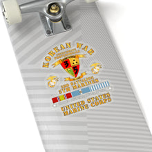 Load image into Gallery viewer, Kiss-Cut Stickers - USMC - Korean War - 3rd Bn, 5th Marines w KOREA SVC