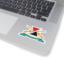 Load image into Gallery viewer, Kiss-Cut Stickers - Army - 7th Infantry Division - DUI w Br - Ribbon X 300