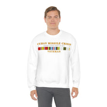 Load image into Gallery viewer, Unisex Heavy Blend Crewneck Sweatshirt - Navy - Cuban Missile Crisis w AFEM COLD SVC