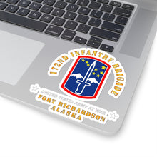 Load image into Gallery viewer, Kiss-Cut Stickers - Army - 172nd In Bde - Ft Richardson AK X 300