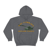Load image into Gallery viewer, Unisex Heavy Blend™ Hooded Sweatshirt - Army - M107 - 175mm Gun - Artillery Veteran