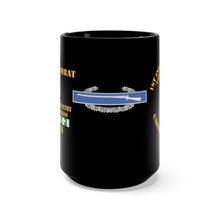 Load image into Gallery viewer, Black Mug 15oz - 1st Battalion, 28th Infantry Regiment, 1st Infantry Division with CIB Vietnam Veteran