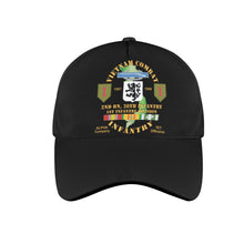 Load image into Gallery viewer, Baseball Cap - Vietnam Combat Infantry w Alpha Company, 2nd Bn 28th Inf 1st Inf Div SSI TET Offensive w VN SVC