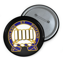 Load image into Gallery viewer, Custom Pin Buttons - Army - 7th Infantry Regiment