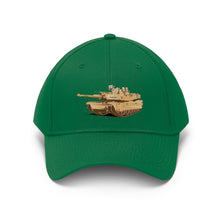 Load image into Gallery viewer, Twill Hat - Army - Main Battle Tank - M1A1 - Hat - Direct to Garment (DTG) - Printed