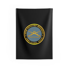 Load image into Gallery viewer, Indoor Wall Tapestries - Army - 39th Infantry Regiment - Buffalo Soldiers - Fort Clark, TX w Inf Branch