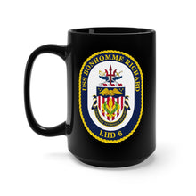 Load image into Gallery viewer, Black Mug 15oz - Navy - USS Bonhomme Richard wo Txt