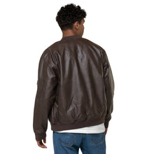 Load image into Gallery viewer, 10th Cavalry with Sabers - Leather Bomber Jacket
