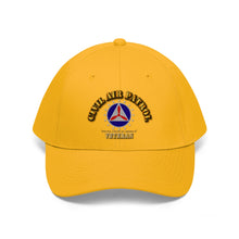 Load image into Gallery viewer, Twill Hat - CAP - Civil Air Patrol Veteran - Hat - Direct to Garment (DTG) - Printed