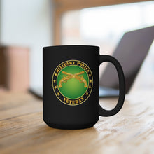 Load image into Gallery viewer, Black Mug 15oz - Army - Military Police Veteran