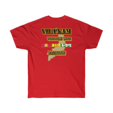 Load image into Gallery viewer, Unisex Ultra Cotton Tee - 5th Special Forces Group (Airborne) Beret/Dagger - Vietnam Veteran with Vietnam Map