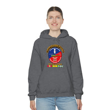 Load image into Gallery viewer, Unisex Heavy Blend™ Hooded Sweatshirt - Army - Casper Aviation Platoon - Vietnam Veteran - w Txt