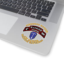 Load image into Gallery viewer, Kiss-Cut Stickers - SOF - 4th Ranger Training Battalion - ABN RGR - Fbga X 300