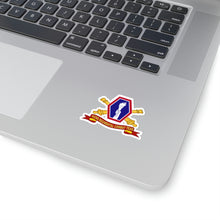 Load image into Gallery viewer, Kiss-Cut Stickers - Army - 442nd Infantry Regimental Combat Team w Artillery Br - SSI - Ribbon X 300