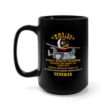 Load image into Gallery viewer, Black Mug 15oz - USMC - Marine Medium Tiltrotor Training Squadron 204 (VMMT-204)
