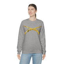 Load image into Gallery viewer, Unisex Heavy Blend Crewneck Sweatshirt - Army - Infantry Branch - Crossed Rifles