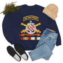 Load image into Gallery viewer, Unisex Heavy Blend Crewneck Sweatshirt - Army - 8th Field Artillery w Br - Ribbon COLD WAR Vet Tab