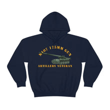 Load image into Gallery viewer, Unisex Heavy Blend™ Hooded Sweatshirt - Army - M107 - 175mm Gun - Artillery Veteran