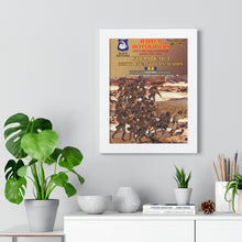 Load image into Gallery viewer, Framed Vertical Poster - Army - 369th Infantry Regiment "Harlem Hellfighters", World War I, "Let's Go Hellfighters, Over the Top"