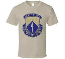Load image into Gallery viewer, DUI - 277th Aviation Support Battalion w SVC Ribbon - T-Shirts - Classic
