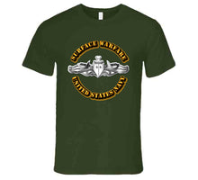 Load image into Gallery viewer, Navy - Surface Warfare Badge - Silver - T-SHIRTS - PREMIUM