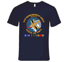 Load image into Gallery viewer, AAC - 91st Bombardment Group, Eighth Air Force, World War II with European Theater Service Ribbons - T Shirt, Premium and Hoodie