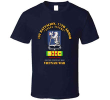 Load image into Gallery viewer, Army - 1st Bn 77th Armor w 8 VN Campaign Stars T Shirt - Classic