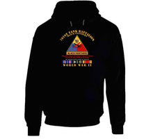 Load image into Gallery viewer, Army - 761st Tank Battalion - Black Panthers W Ssi Name Tape Wwii Eu Svc - Hoodie