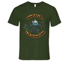Load image into Gallery viewer, Come On In - the waters fine - No Bkgrnd - T-Shirts - Premium