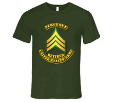 Load image into Gallery viewer, Sergeant - E5 - w Text - Retired - T-Shirts - Premium