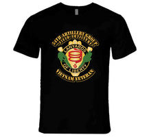 Load image into Gallery viewer, DUI - 54th Artillery Group (Field Artillery) NO SVC Ribbon T Shirt - Premium