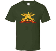 Load image into Gallery viewer, Army - 6th Field Artillery With Branch and Ribbon T Shirt - Classic