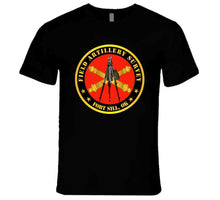 Load image into Gallery viewer, Army - Field Artillery Survey W Branch - Aiming Circle Ft Sill Ok T-Shirts - Premium