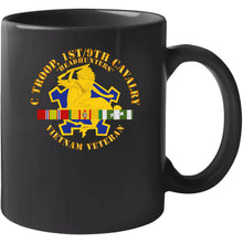 Load image into Gallery viewer, C Troop, 1st-9th Cavalry - Headhunters - Vietnam Vet W 1966-1967 Vn Sv Svc Long Sleeve T Shirt