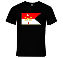 Load image into Gallery viewer, Army - 1st Squadron, 17th Cavalry Guidon Long Sleeve T Shirt
