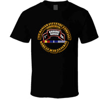 Load image into Gallery viewer, SOF - 1st Ranger Infantry Company - Airborne - Korea w SVC Ribbons - T-Shirts - Classic