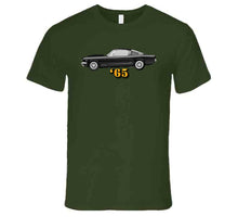 Load image into Gallery viewer, Vehicle - 65 Mustang - Midnight Black - T-Shirts - Premium